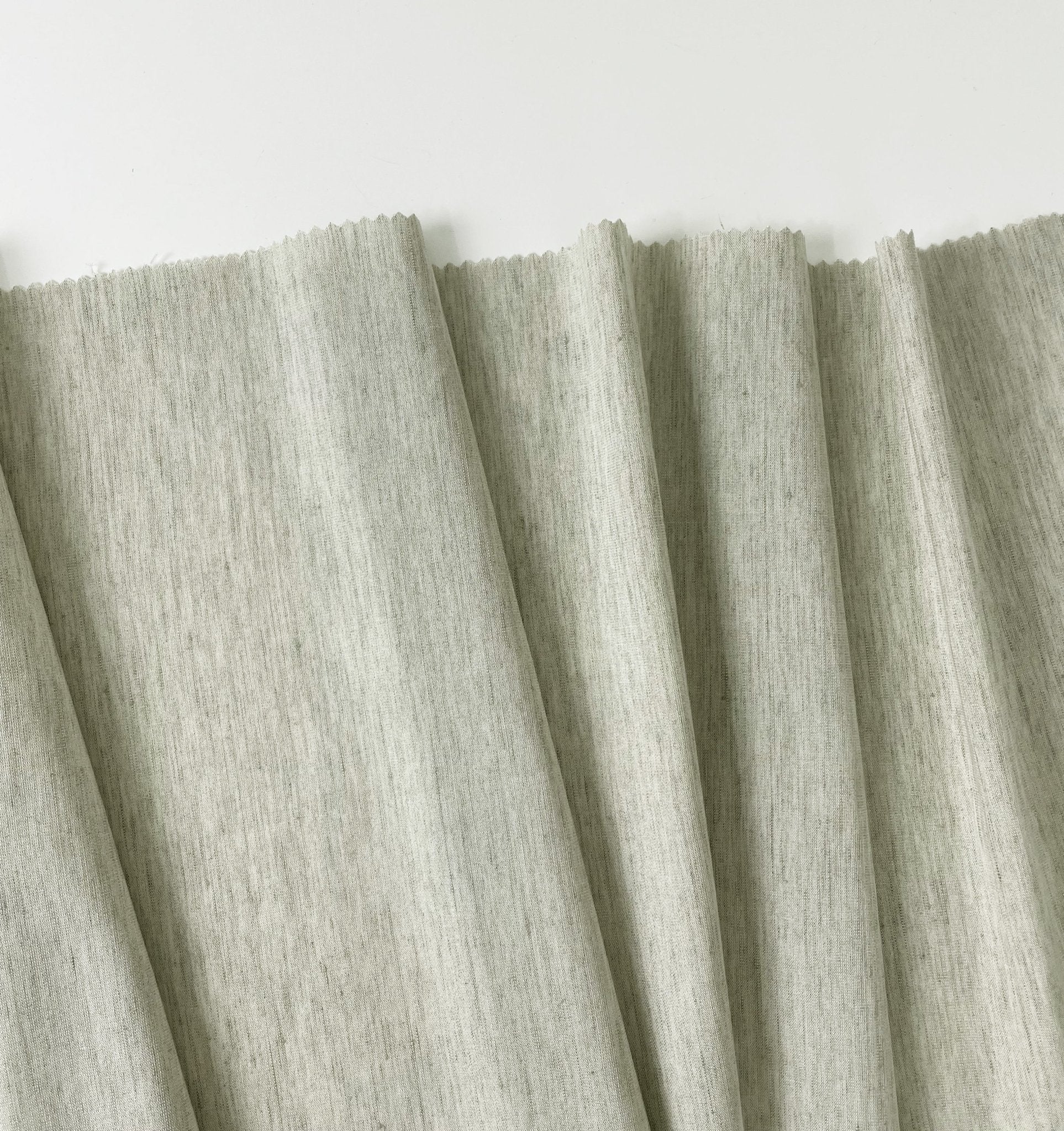 Linen Rayon Strech Melange Fabric 6638 6812 6811 6843 - The Linen Lab - GREEN 6812
