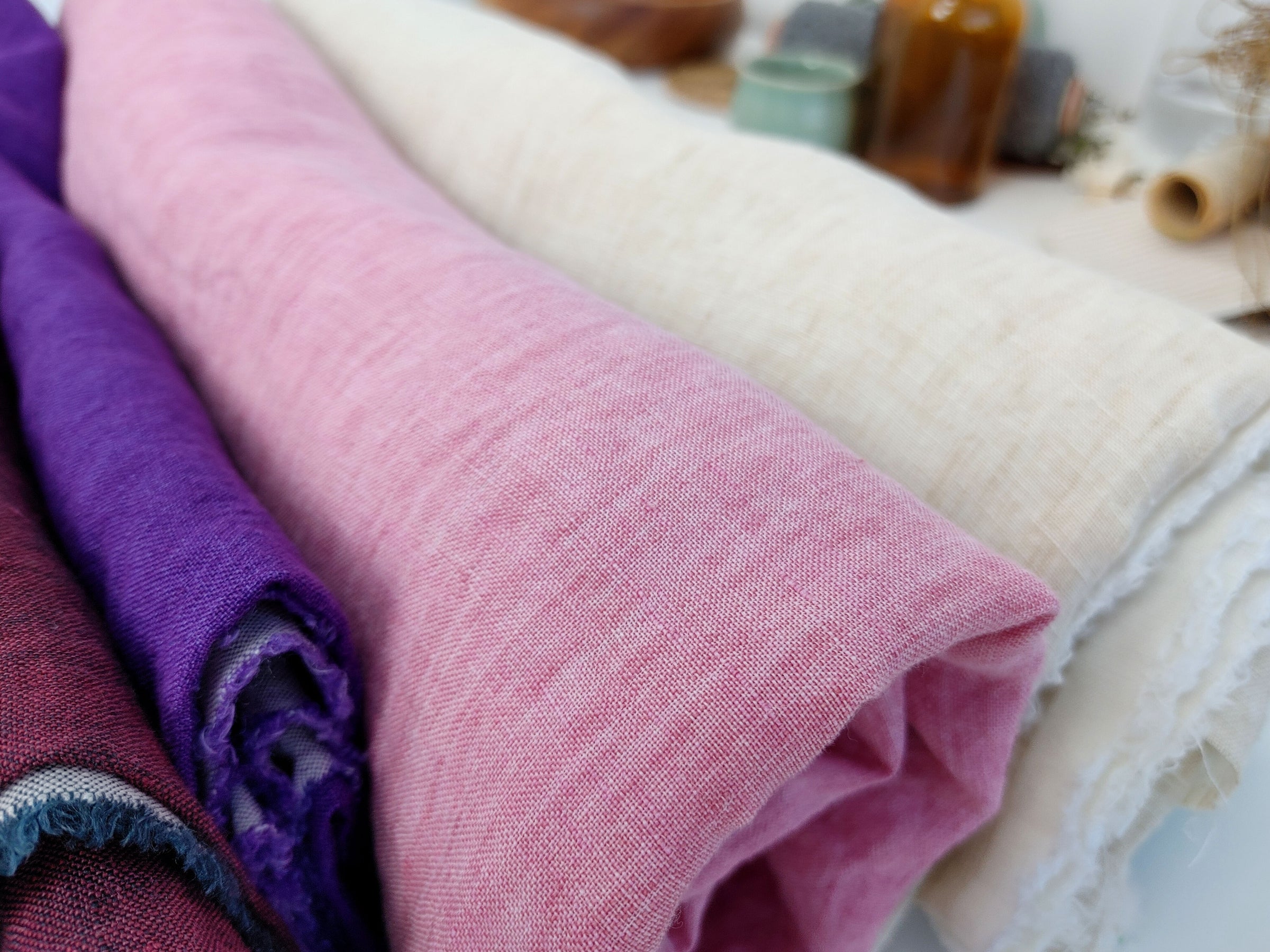 100% Linen Fabric - The Linen Lab