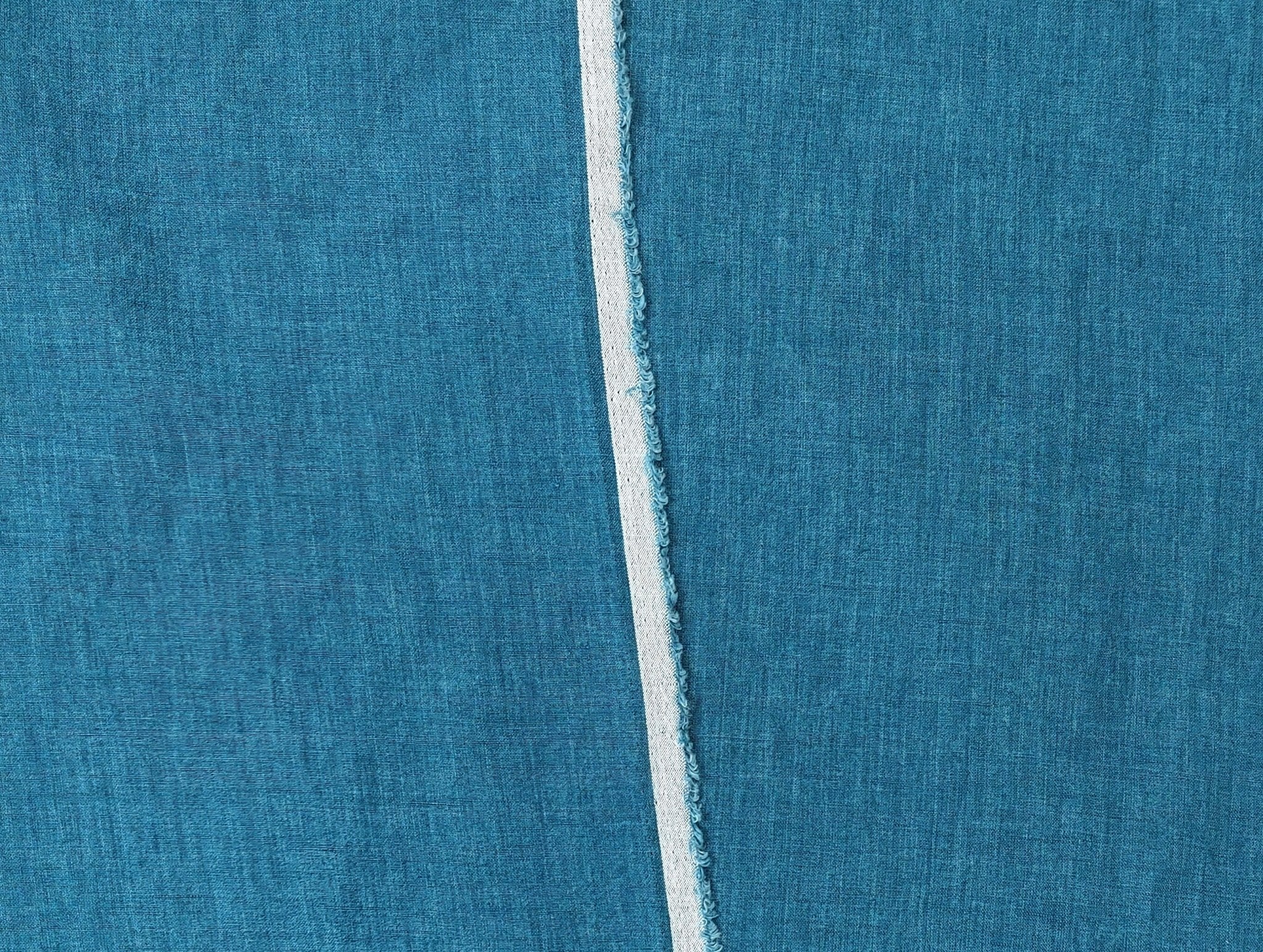 100% Linen Fabric: Delave High-Twisted Linen 14s, Medium Weight, New for 2024, 7712 7713 7682 - The Linen Lab - Greenish Blue