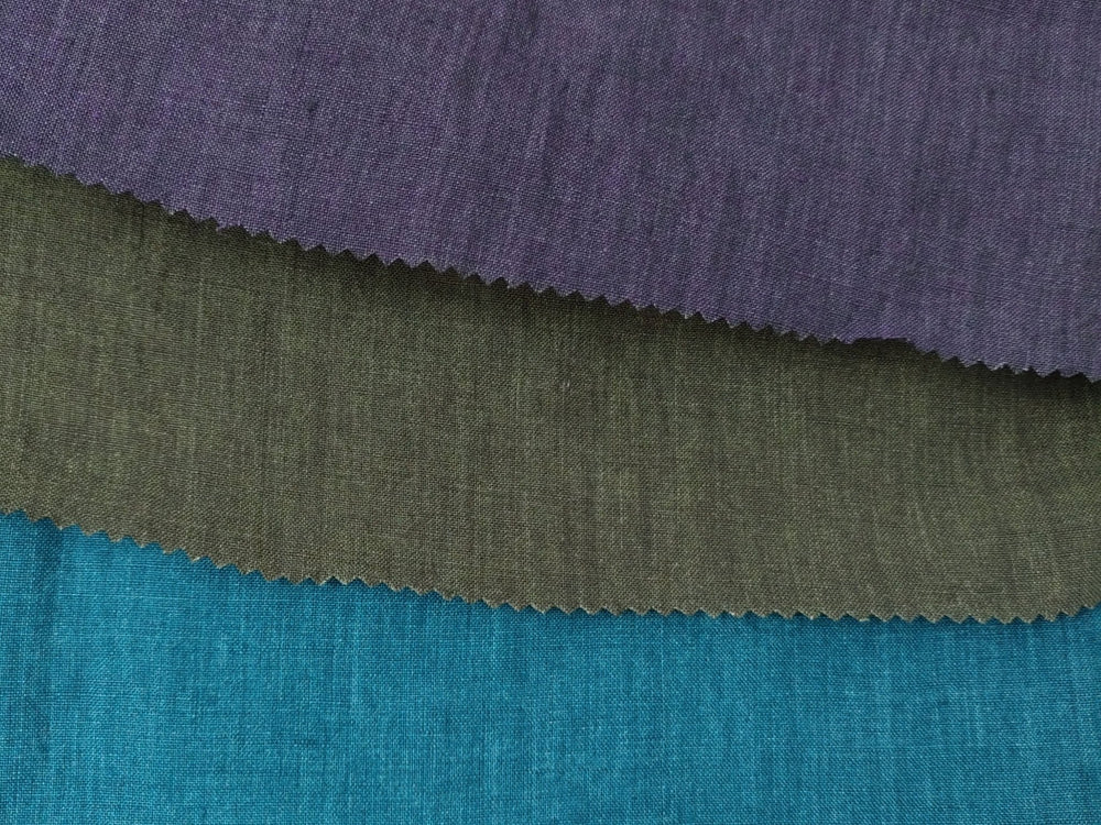100% Linen Fabric: Delave High-Twisted Linen 14s, Medium Weight, New for 2024, 7712 7713 7682 - The Linen Lab - Khaki(Dark)