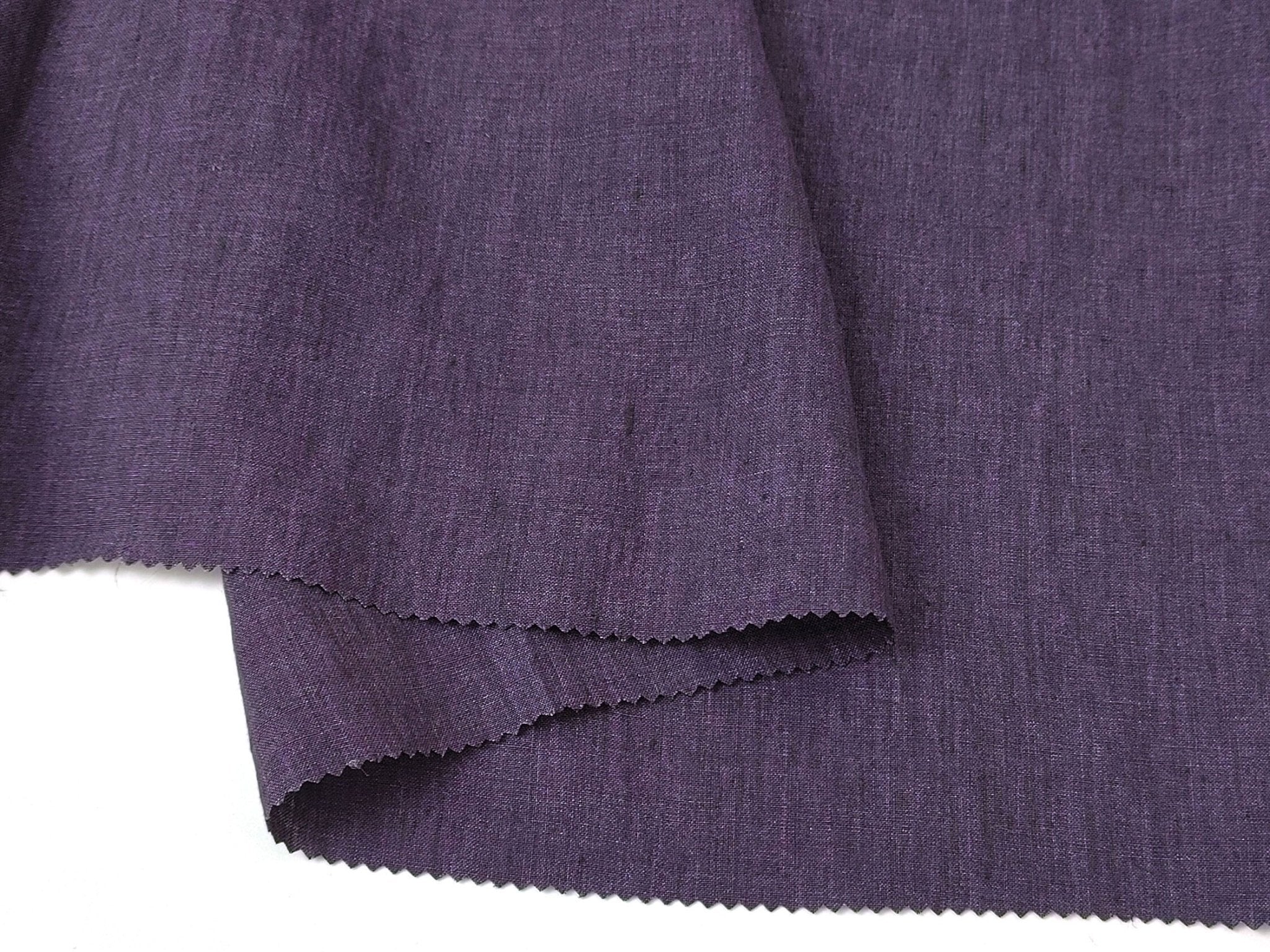 100% Linen Fabric: Delave High-Twisted Linen 14s, Medium Weight, New for 2024, 7712 7713 7682 - The Linen Lab - Violet