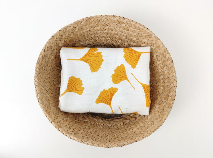 Morning Calm Ginkgo: Soft Linen Rayon Blend 7911 8193