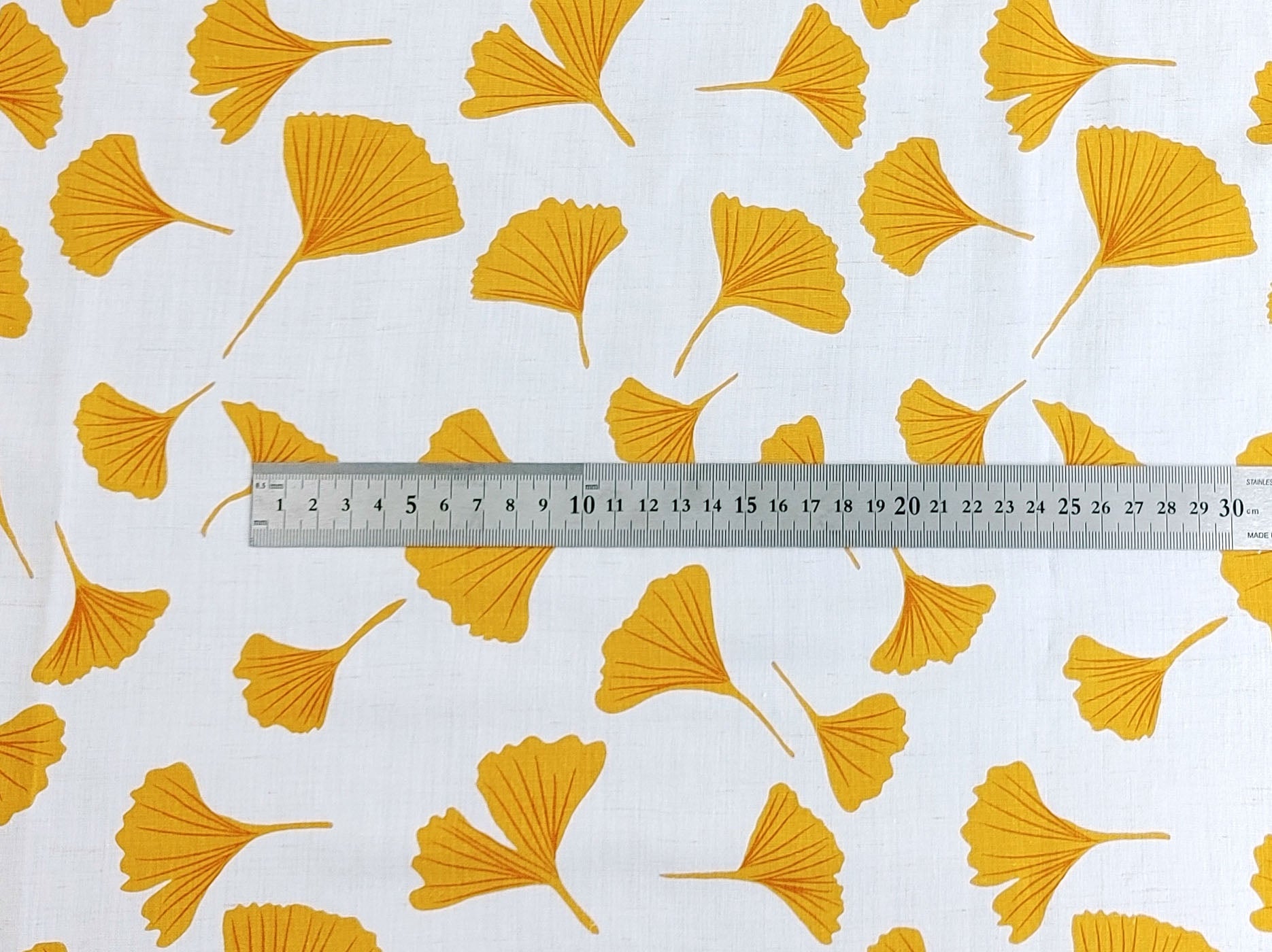 Morning Calm Gingko: Soft Linen Rayon Blend 7911