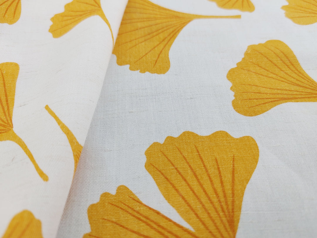 Morning Calm Ginkgo: Soft Linen Rayon Blend 7911 8193