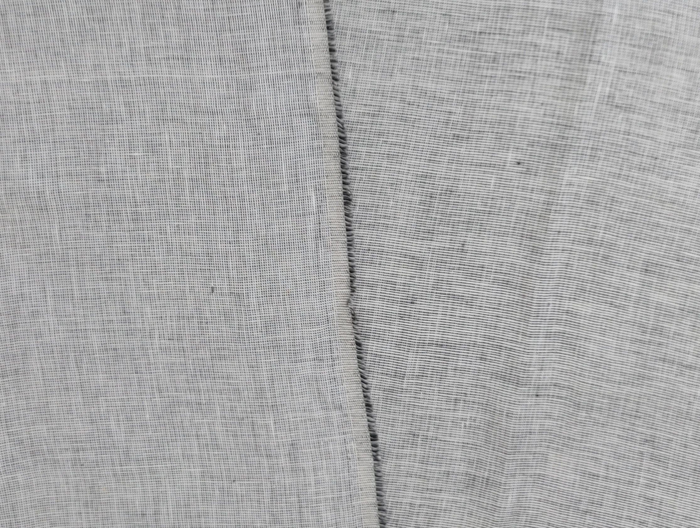 100% Linen Dobby Dot Chambray Fabric - Medium Weight 7908 7913 7914 7915 7916