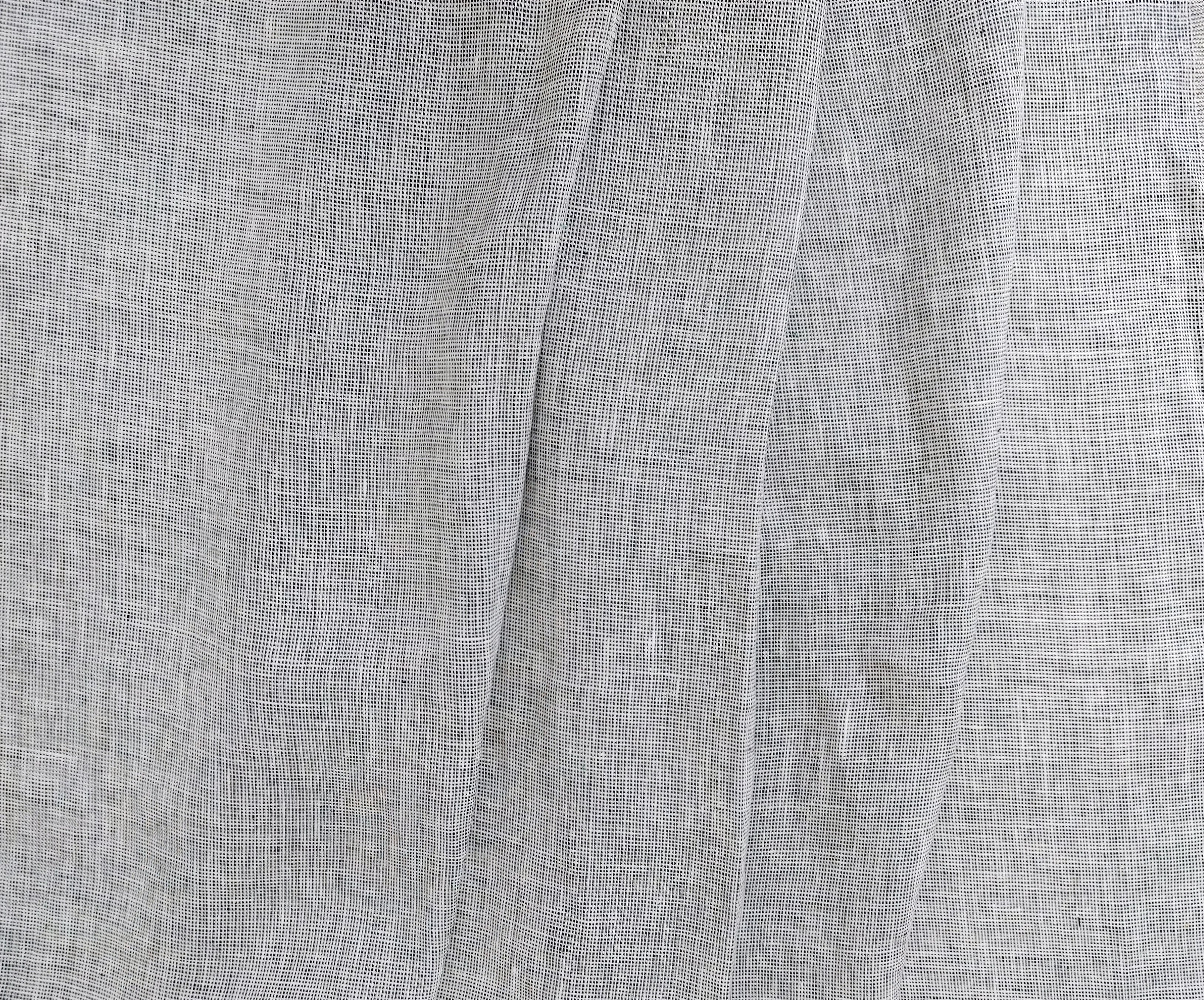 100% Linen Dobby Dot Chambray Fabric - Medium Weight 7908 7913 7914 7915 7916