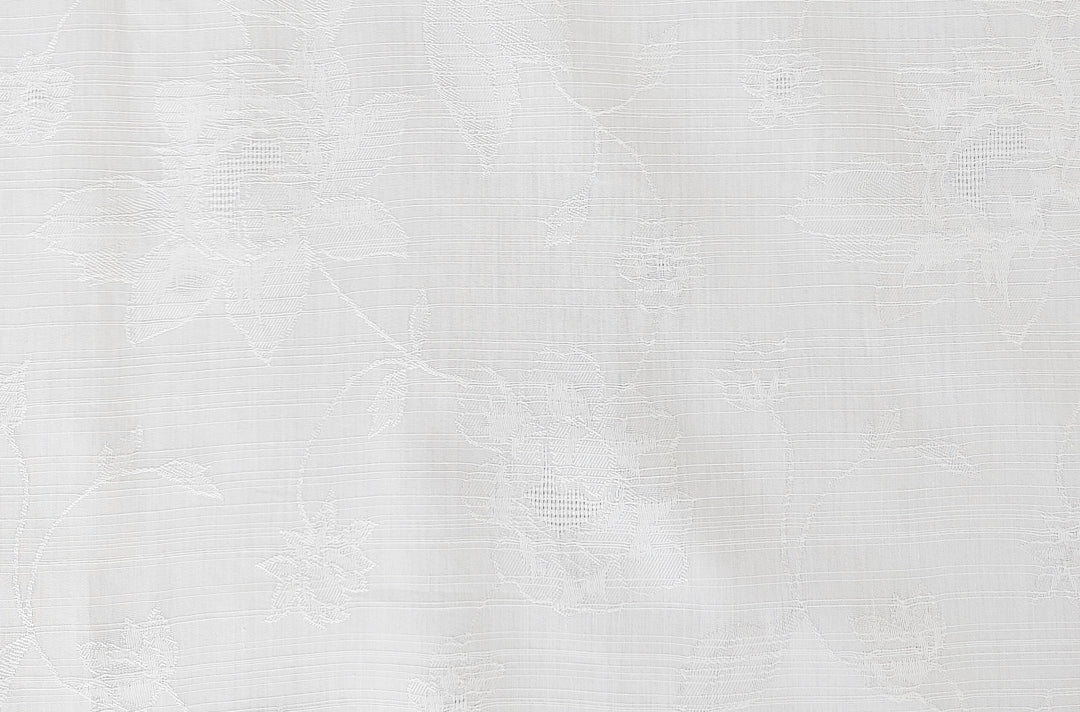 Silky Floral Jacquard Fabric - Tencel Rayon Cotton, Light & Soft 3505 2807 2088