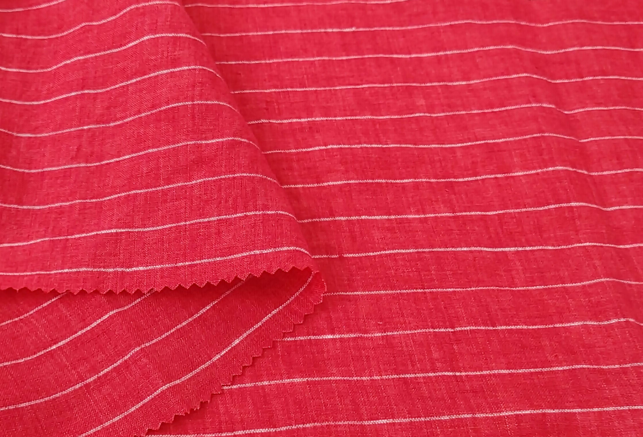 100% Linen Fabric - Light and Airy with Horizontal Stripes  7917 7920 7941