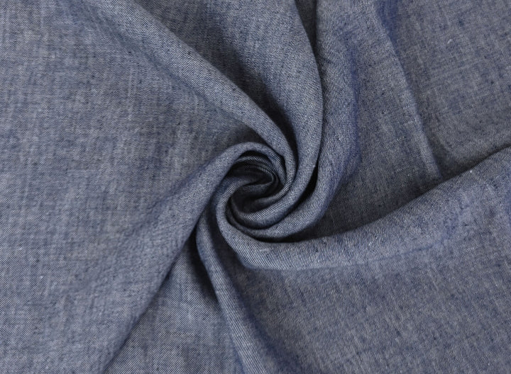 Linen-Nylon Twill Chambray Fabric – Enhanced Handfeel 7862 7266 7267