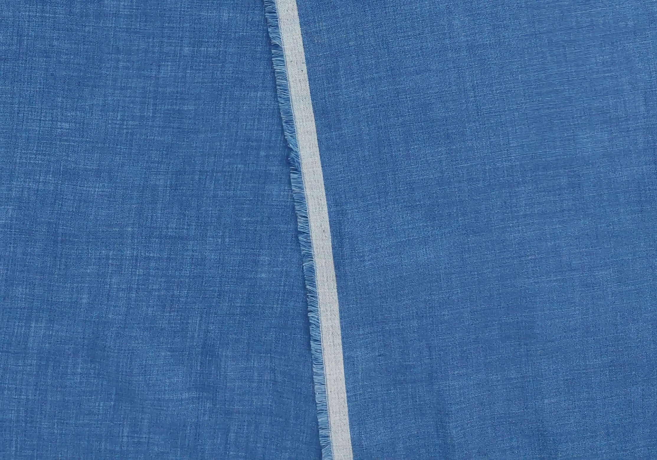 Blue Delave 100% Linen Fabric – Lightweight & Soft 4330