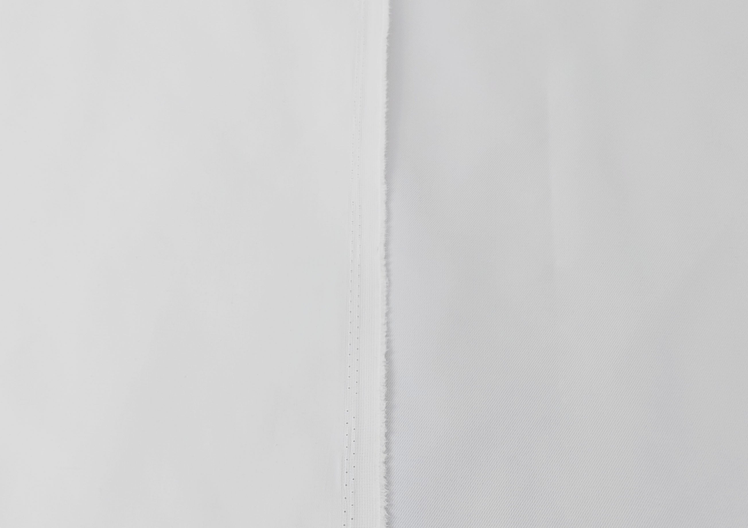 100% Polyester Twill Fabric – White, Subtle Stretch 2245