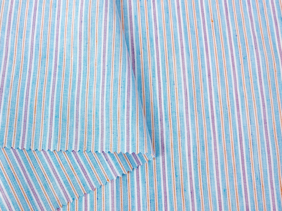 Lightweight Linen-Cotton Blend with Stripe Pattern 2766 2767