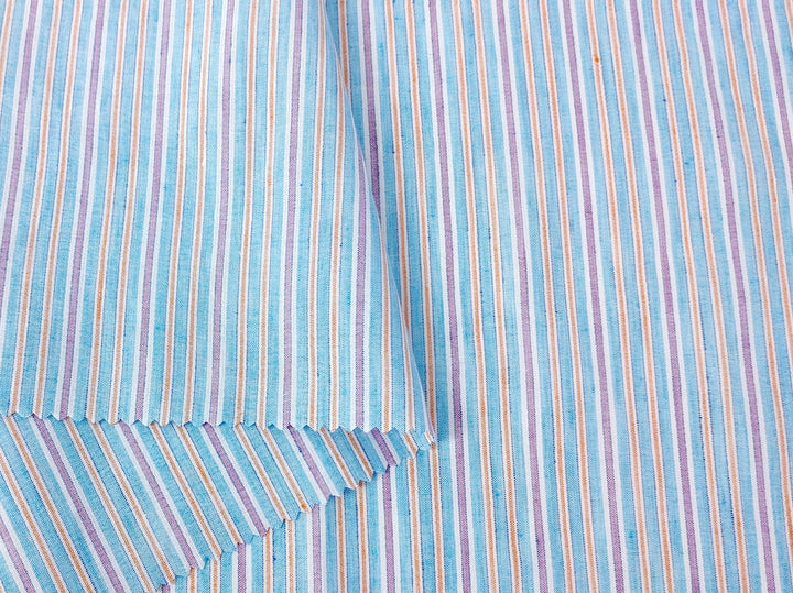 Lightweight Linen-Cotton Blend with Stripe Pattern 2766 2767