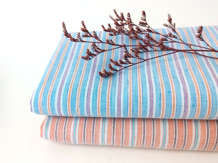 Lightweight Linen-Cotton Blend with Stripe Pattern 2766 2767