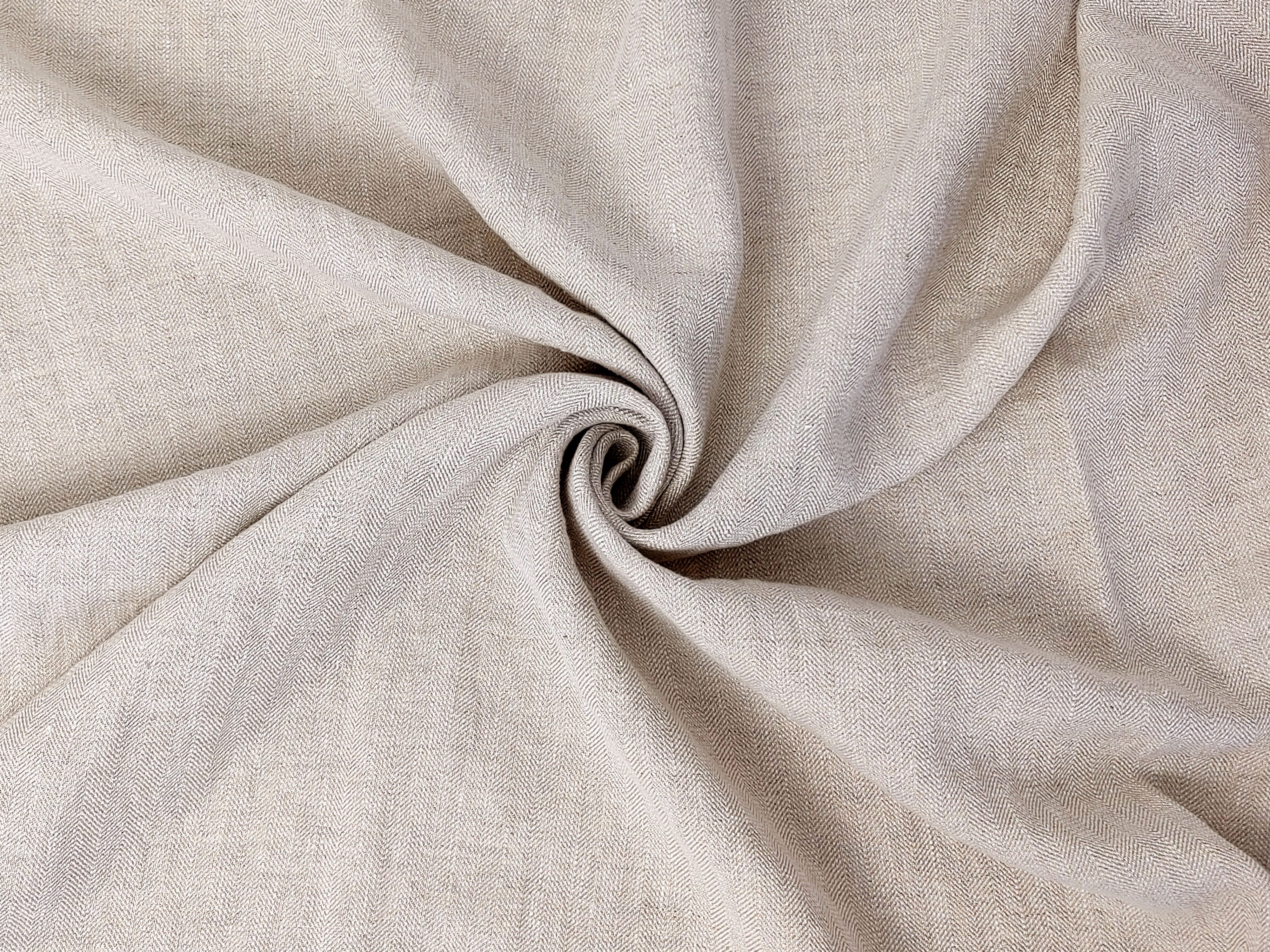 Linen-Rayon-Cotton Herringbone Twill Fabric – Unique Texture, Medium-Heavy Weight 8073 7846 8072 8074