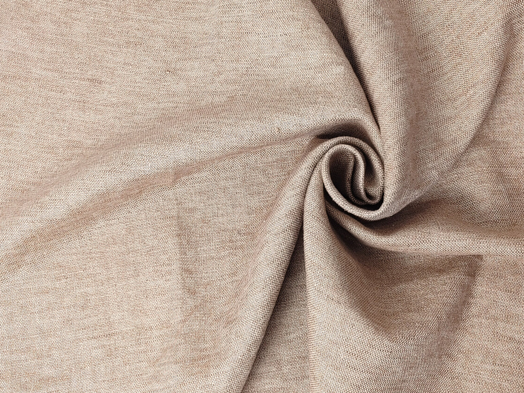 Linen-Cotton Blend Chambray Fabric – Mat Weave with Contrast Weft 8056 8057 8058 8059