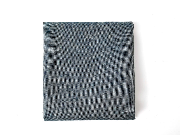 Linen-Cotton Blend Chambray Fabric – Mat Weave with Contrast Weft 8056 8057 8058 8059