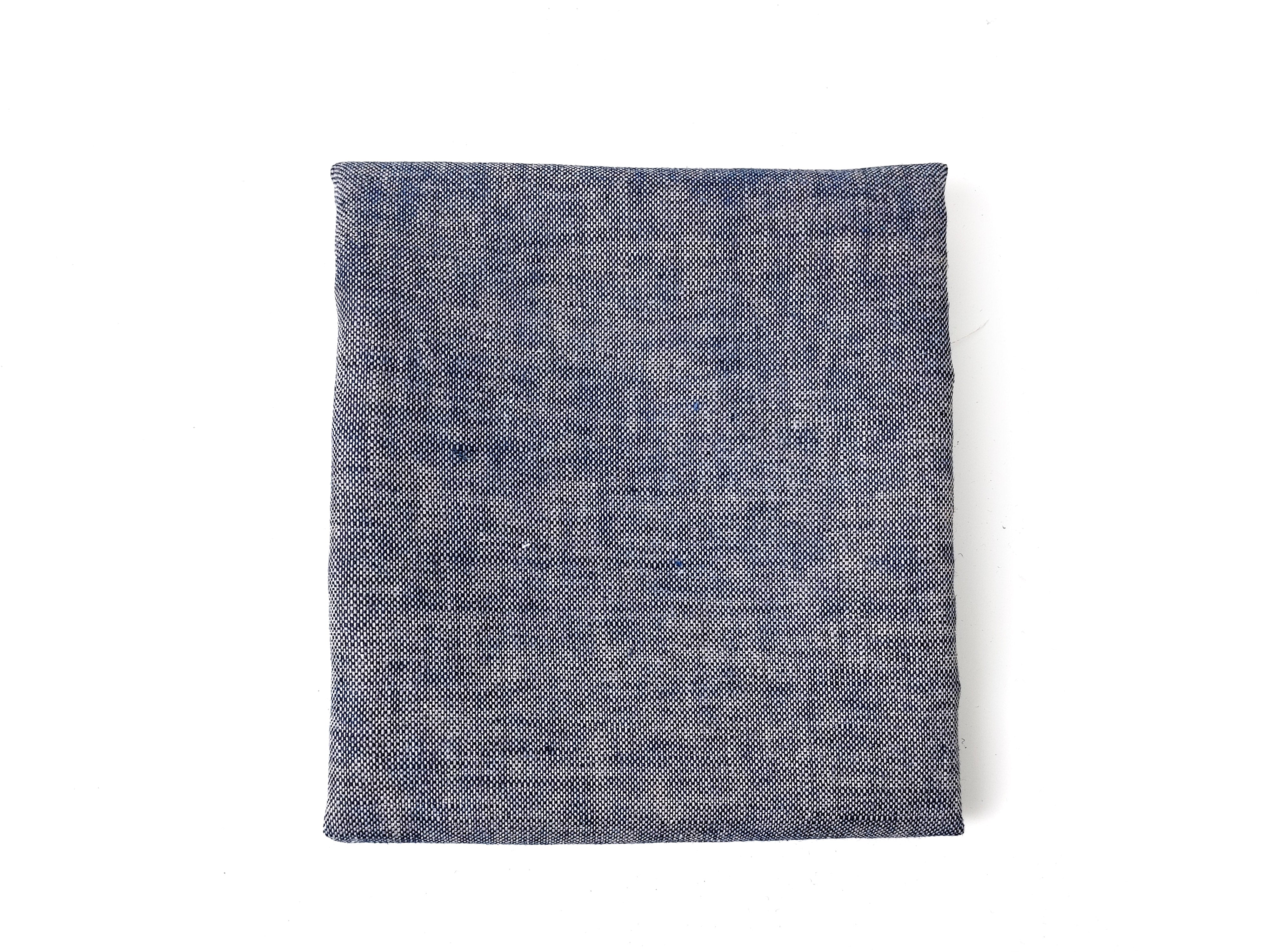 Linen-Cotton Blend Chambray Fabric – Mat Weave with Contrast Weft 8056 8057 8058 8059