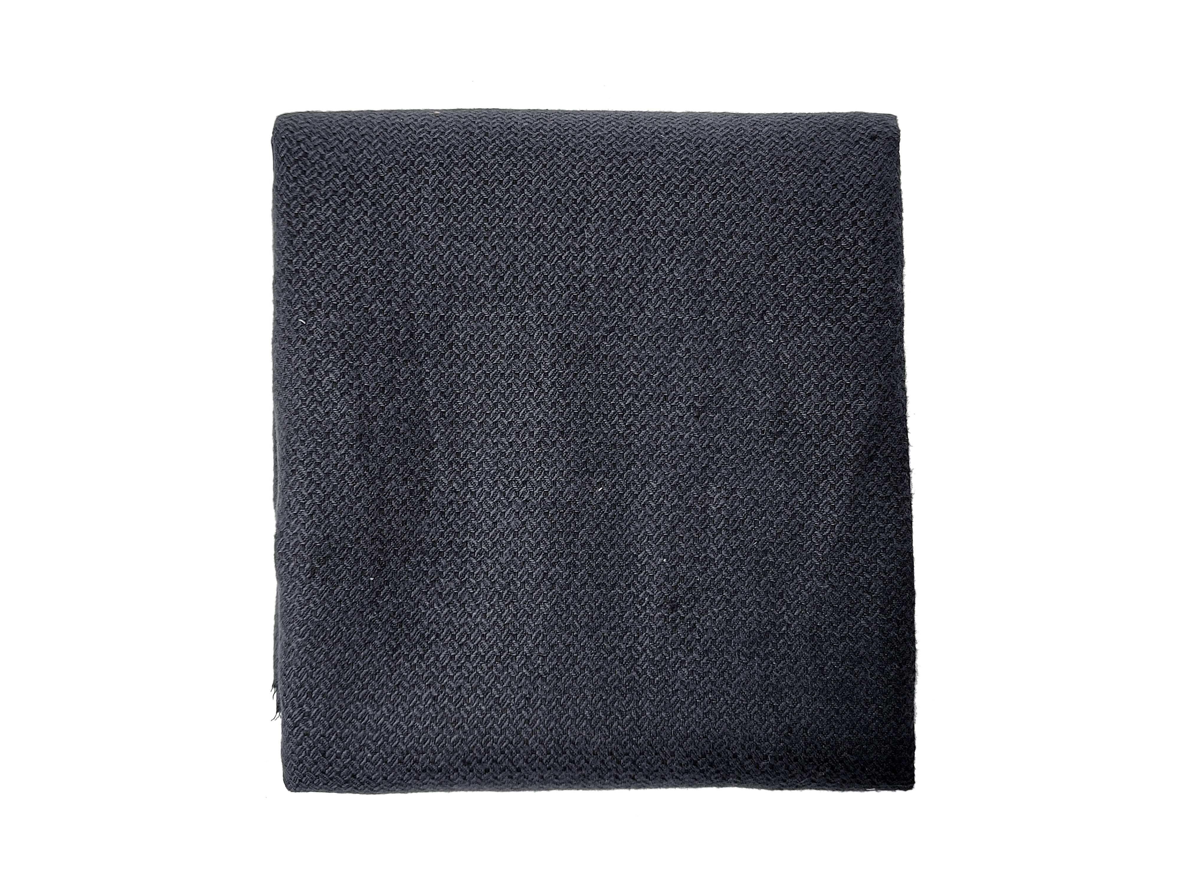 100% Linen Fabric in Dark Grey with Coffee Bean Shaped Dobby Weave – Light to Medium Weight 4824