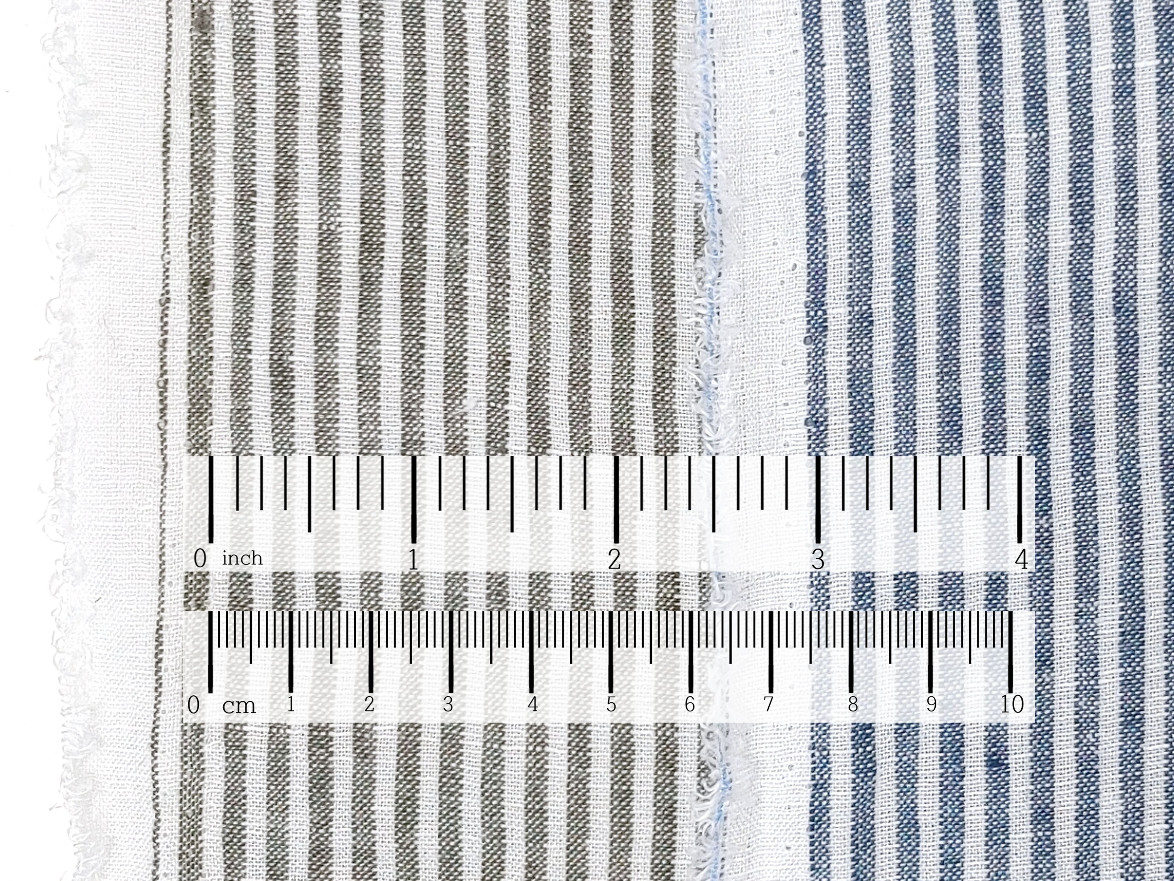 Linen Rayon Tencel Blend Fabric with Stripe Pattern – Soft, Lightweight, Pre-Washed 8015 8016