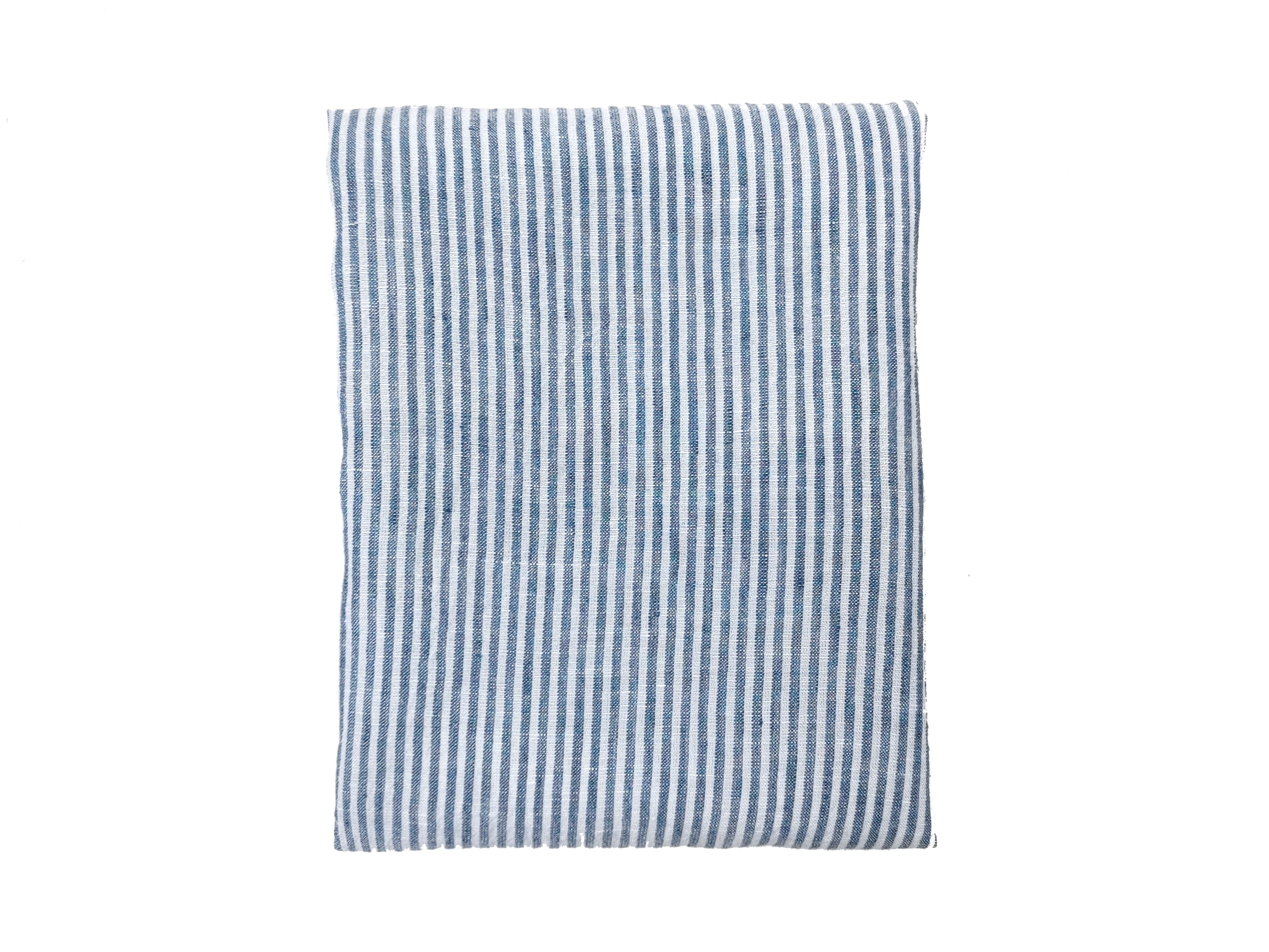 Linen Rayon Tencel Blend Fabric with Stripe Pattern – Soft, Lightweight, Pre-Washed 8015 8016