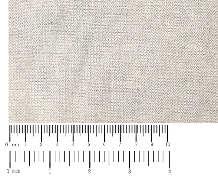 Natural Color Linen Cotton Herringbone Twill Fabric 2172
