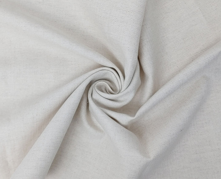 Natural Color Linen Cotton Herringbone Twill Fabric 2172