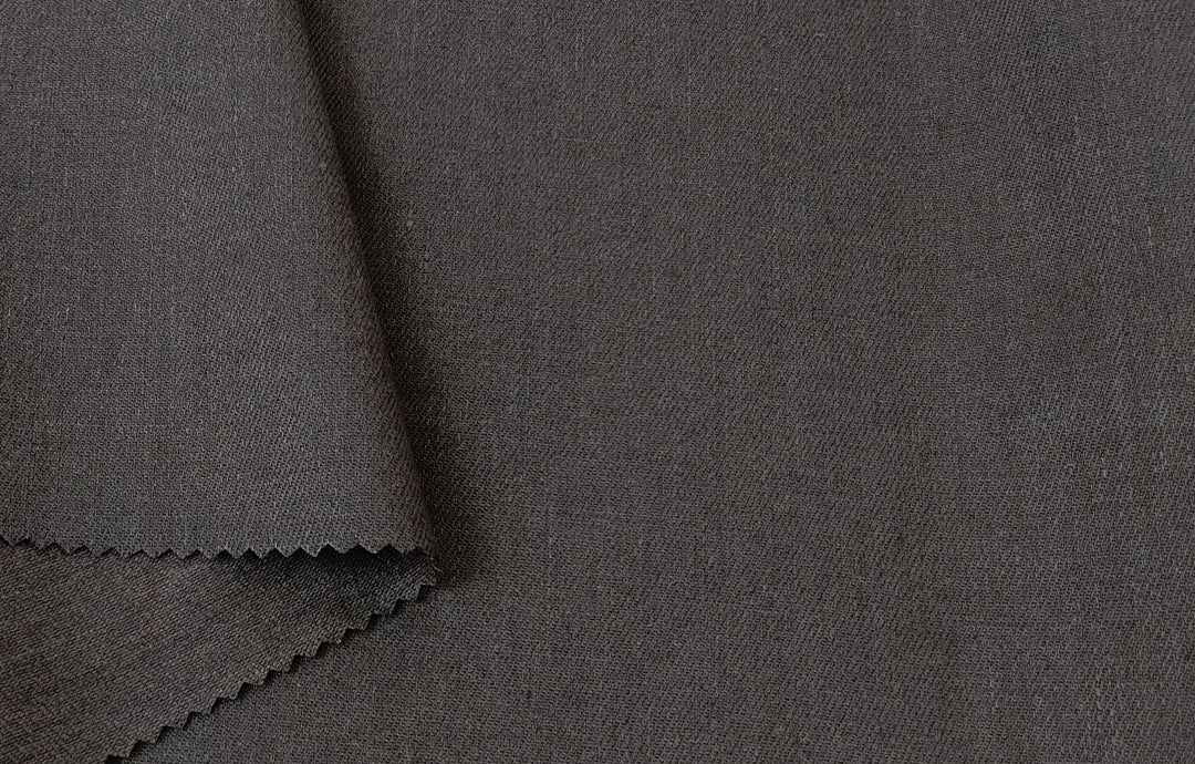 Wool Linen Blend Fabric – Twill Weave, Medium-Heavy  6676 6677