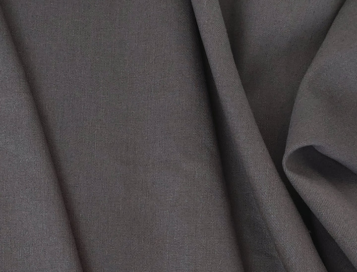Wool Linen Blend Fabric – Twill Weave, Medium-Heavy  6676 6677