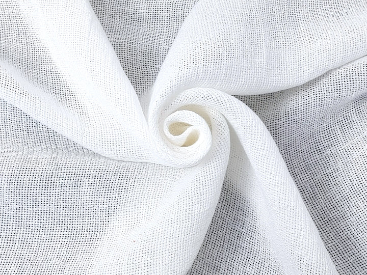 Linen Nylon Blend Dobby Fabric with Natural Wrinkle Effect and Sheer Finish – Light to Medium Weight 8125 8126 8127 8128