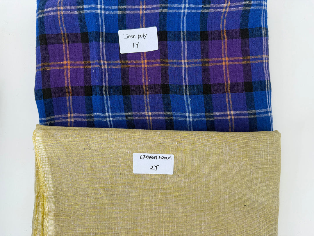 24.5 y of Woven Fabric of Linen - Surprise Box No.43