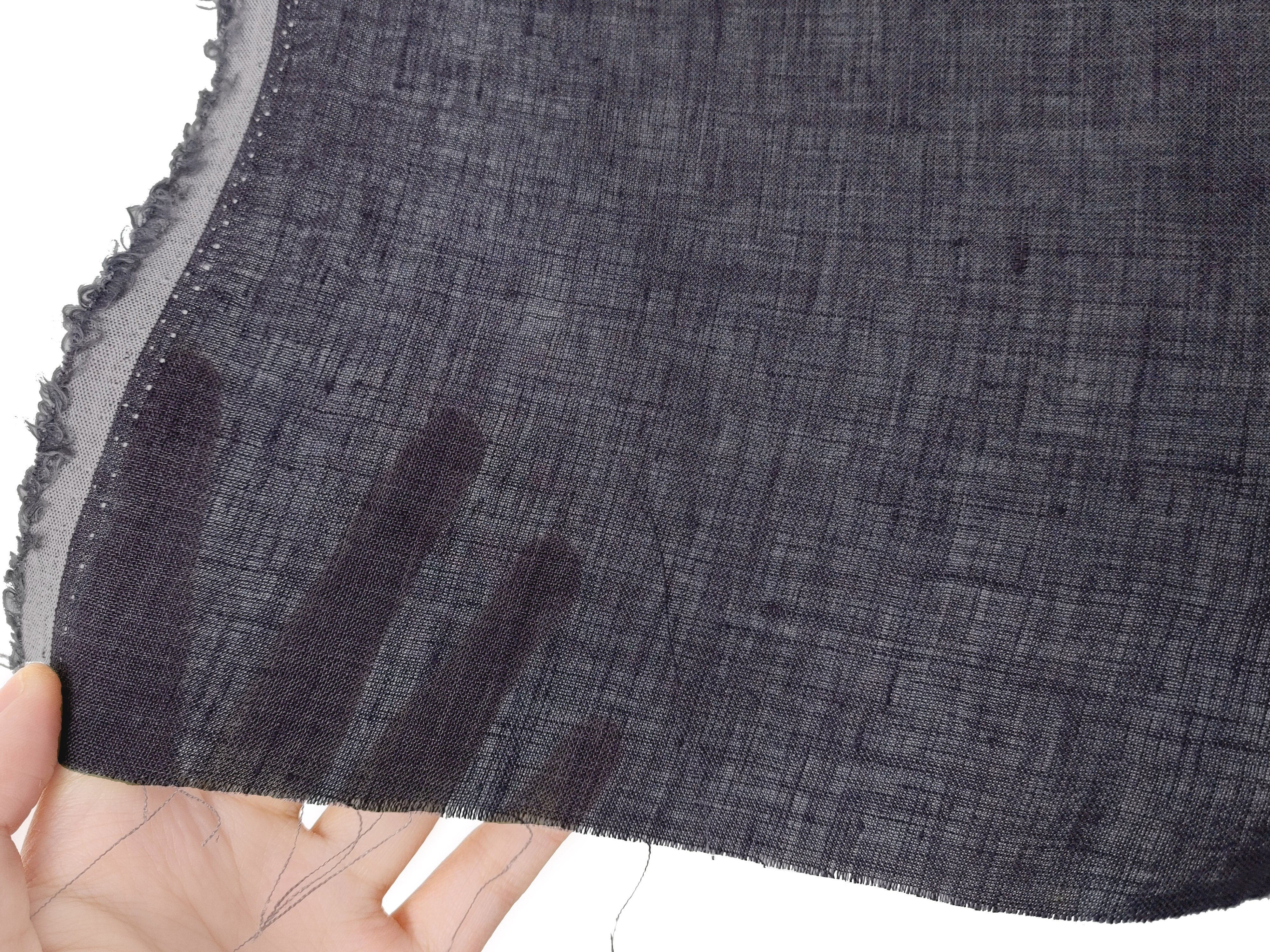 100% Linen Chambray Fabric – High Twisted 21s Yarn, Crisp & Cool, Pre-Washed 7703 7734 7539 7926 7541 6855 6857 7675