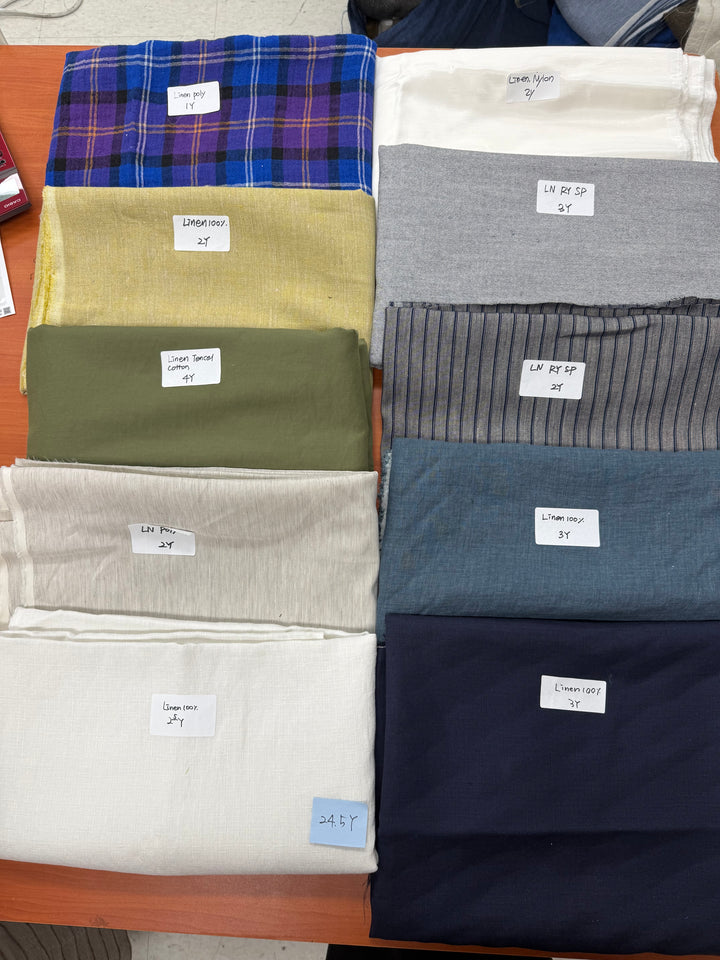 24.5 y of Woven Fabric of Linen - Surprise Box No.43