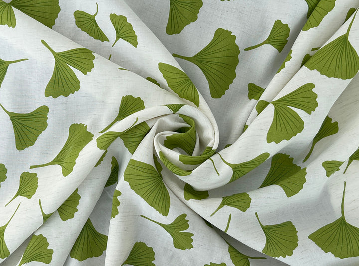 Morning Calm Ginkgo: Soft Linen Rayon Blend 7911 8193