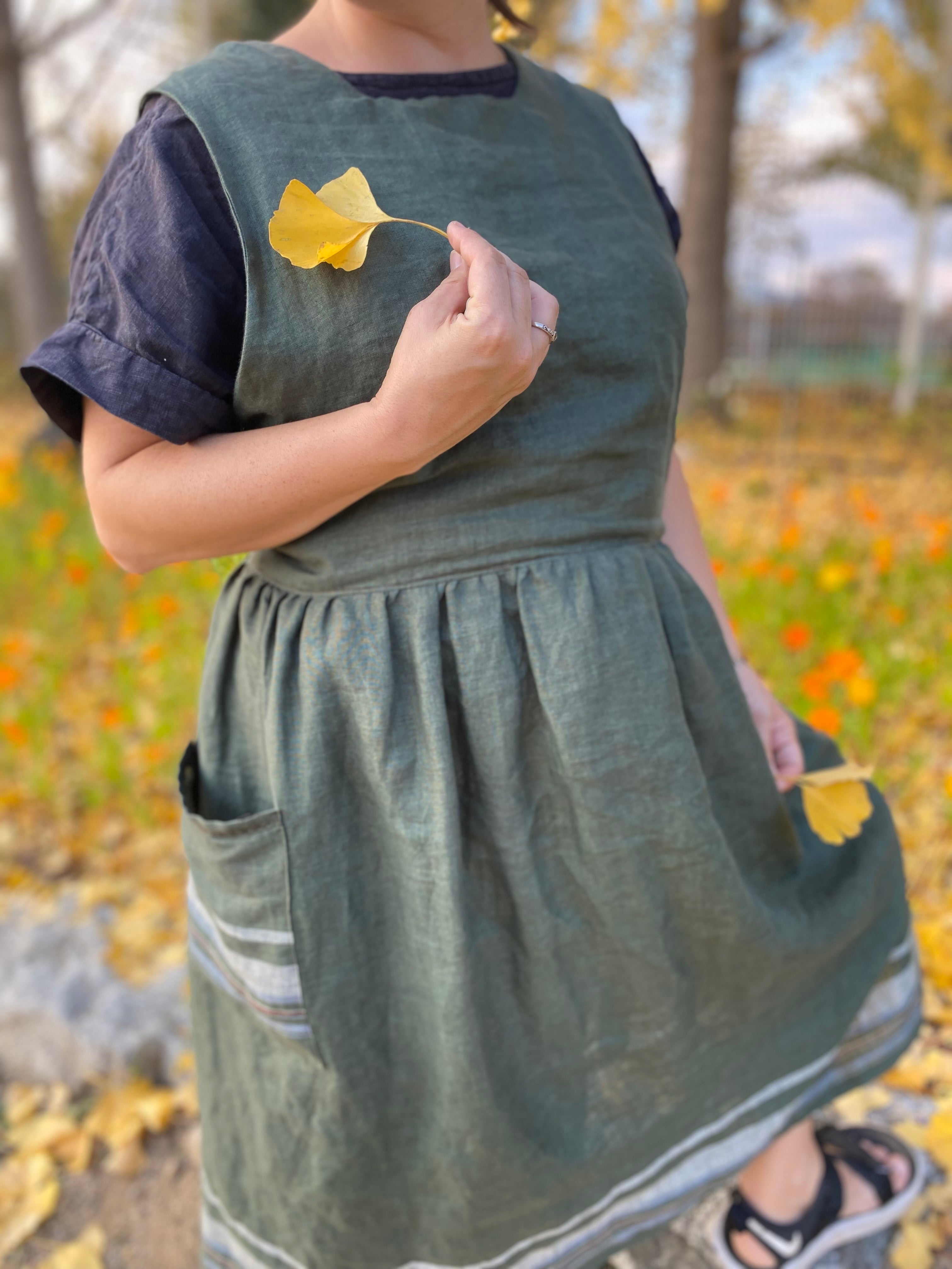 Ginkgo Pinafore Sewing Pattern Digital File Download (20% Discount with Fabric Purchase)