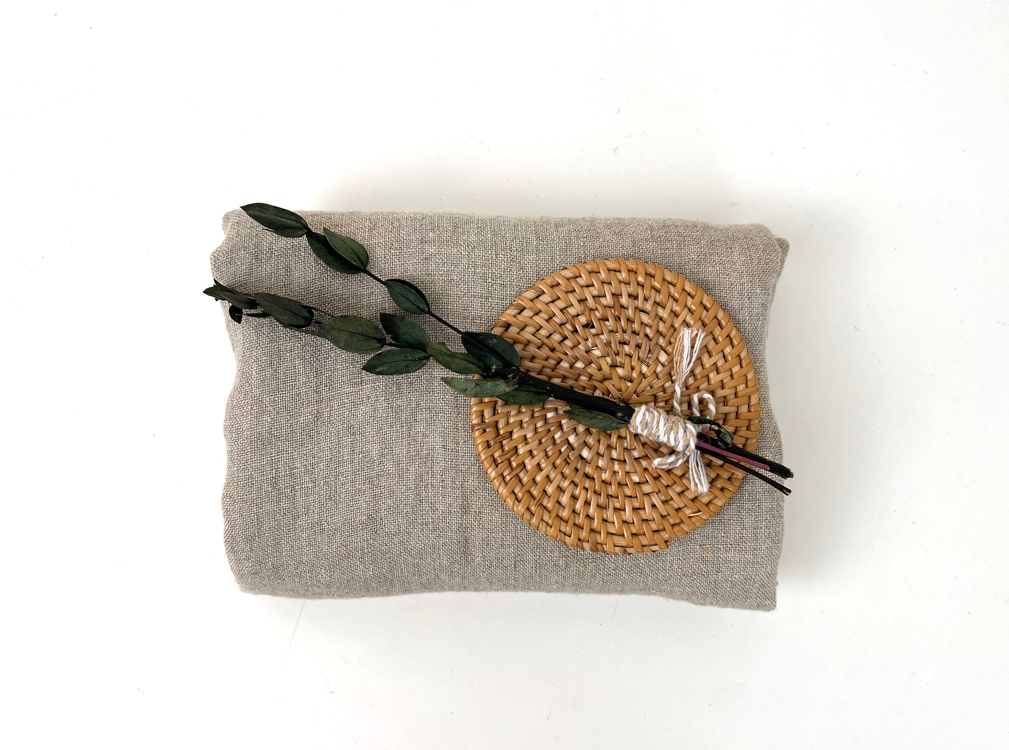 Andong Hemp Fabric – 100% Hemp, Pre-washed, Undyed, Light Weight 8168