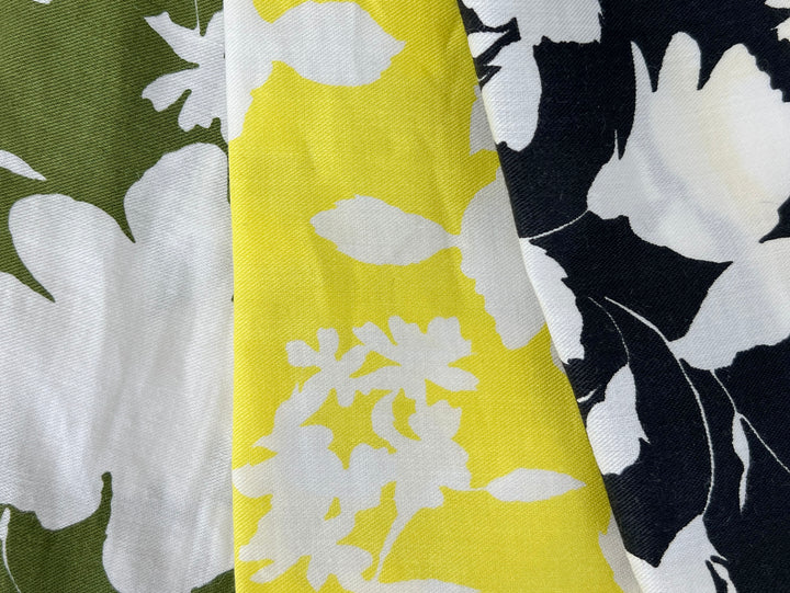 On-Demand Print | Ramie Cotton Blend Fabric, Satin Weave, Light-Medium Weight, 44" Wide, Soft Touch | 2817