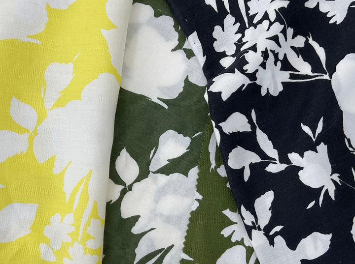 On-Demand Print | Ramie Cotton Blend Fabric, Satin Weave, Light-Medium Weight, 44" Wide, Soft Touch | 2817