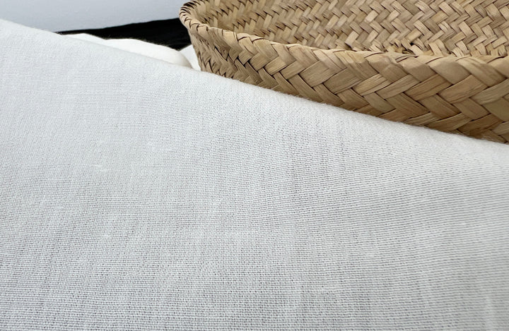 On-Demand Print | Ramie-Cotton-Polyester Blend Fabric, Plain Weave, Light~Medium Weight, 58" Wide | 2194