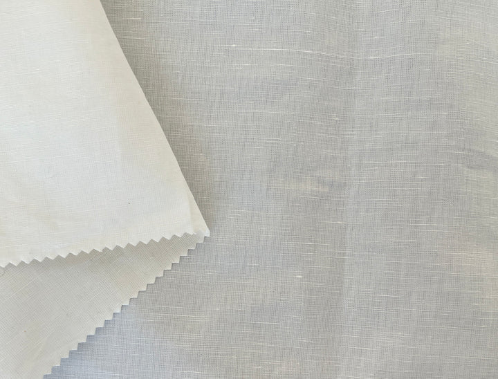 On-Demand Print | Linen-Cotton Blend Fabric, Medium Weight, High-Density Plain Weave, 50" Wide | 4286