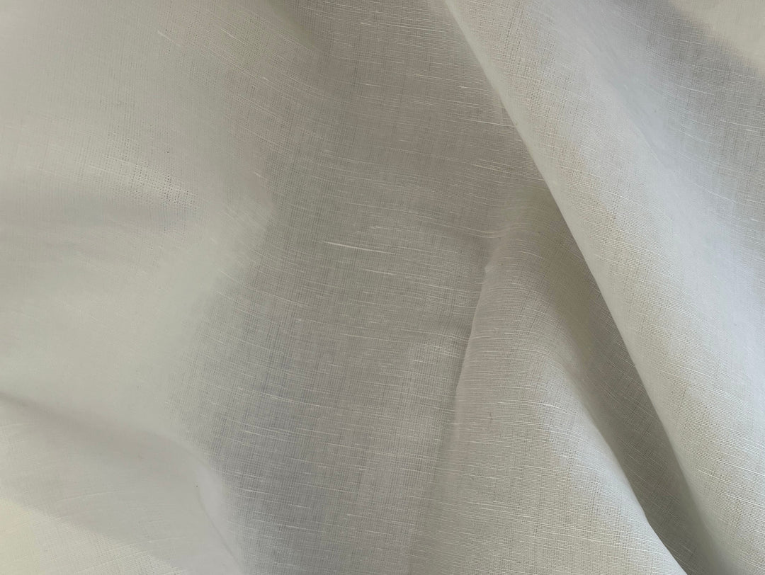 On-Demand Print | Linen-Cotton Blend Fabric, Medium Weight, High-Density Plain Weave, 50" Wide | 4286