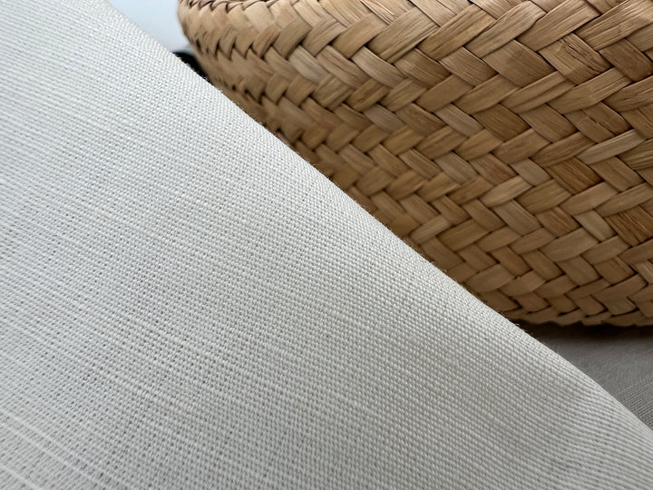 On-Demand Print | Linen-Cotton Blend Fabric, Medium Weight, High-Density Plain Weave, 50" Wide | 4286