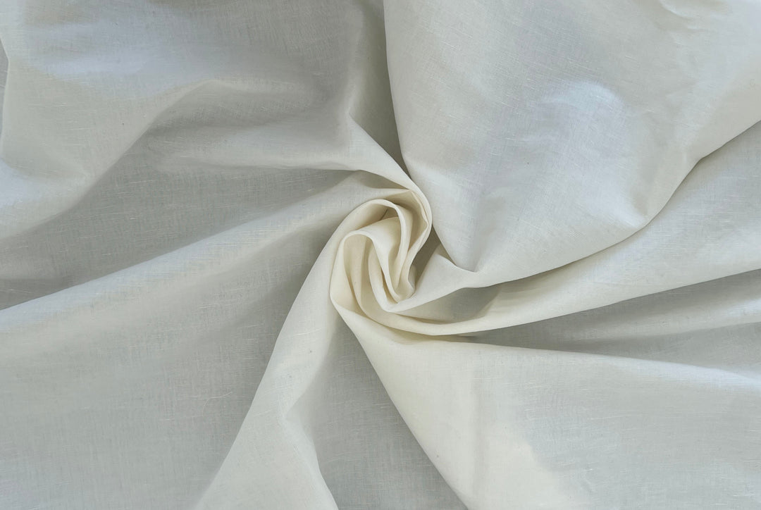 On-Demand Print | Linen-Cotton Blend Fabric, Medium Weight, High-Density Plain Weave, 50" Wide | 4286