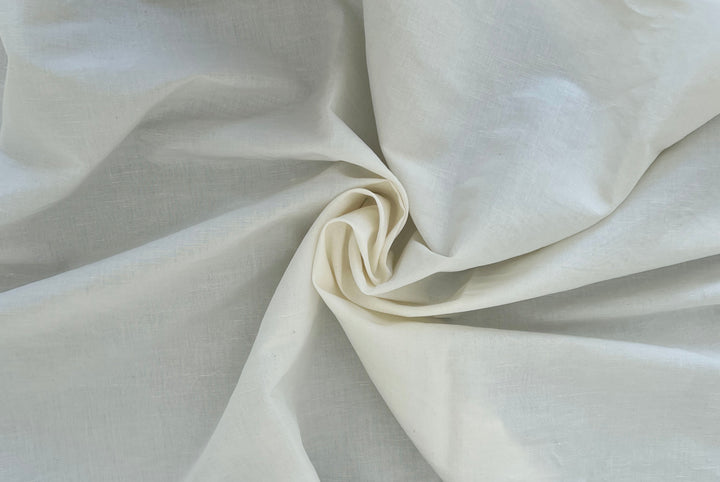On-Demand Print | Linen-Cotton Blend Fabric, Medium Weight, High-Density Plain Weave, 50" Wide | 4286