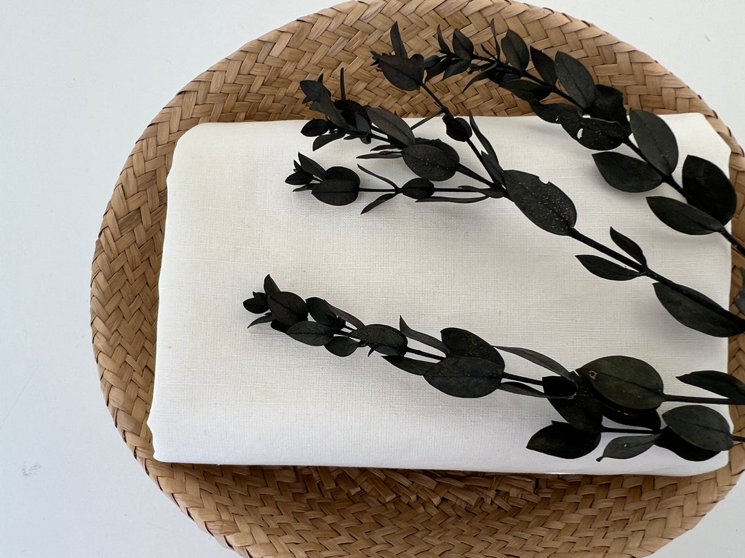 On-Demand Print | Linen-Cotton Blend Fabric, Medium Weight, High-Density Plain Weave, 50" Wide | 4286