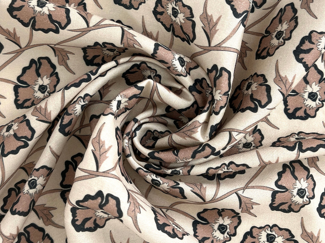 Drifting on the Vineyard – Ramie Cotton Satin Weave Fabric, Design by Madeline, Madswick Studio, 8229 8230 8231