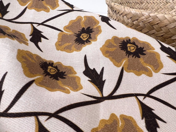 Drifting on the Vineyard – Ramie Cotton Satin Weave Fabric, Design by Madeline, Madswick Studio, 8229 8230 8231