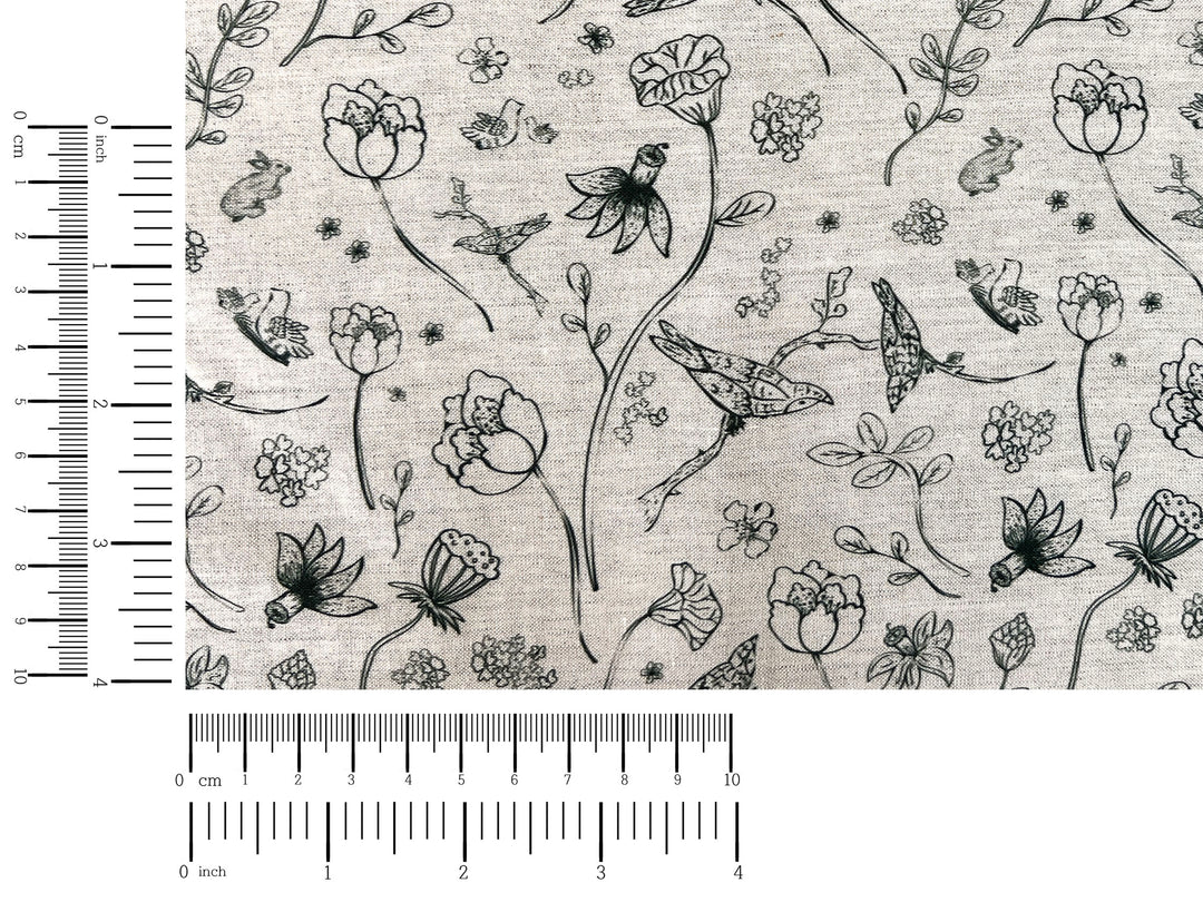 Birds of a Feather, Linen Rayon Silk Print Fabric, Design by Madeline, Madswick Studio, 8227 8228