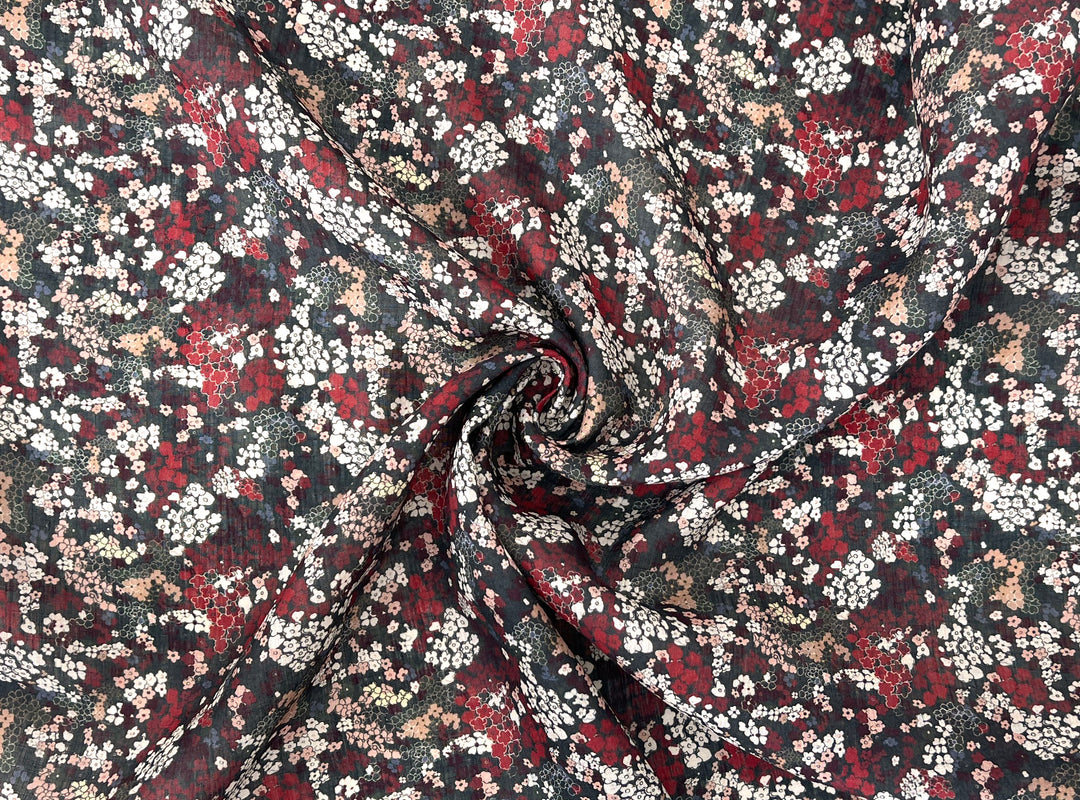 Flower Chaos – 100% Linen Fabric, Lightweight, Design by Madeline | Madswick Studio  8248