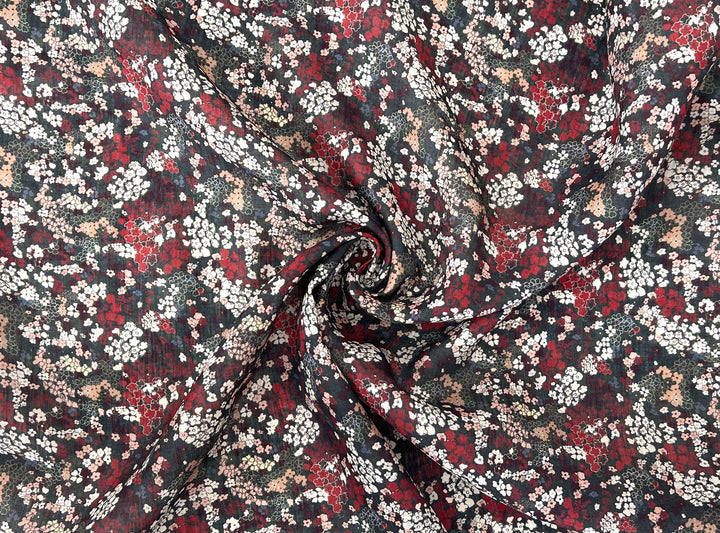 Flower Chaos – 100% Linen Fabric, Lightweight, Design by Madeline | Madswick Studio  8248